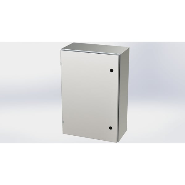 1/4 Turn Latch Electrical Enclosures, 30 in H, 10 in D, 20 in W, NEMA 3R, 4, 4X, 12, 13
